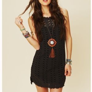 NWT Free People Thrifty Eyes Dress FP Beach